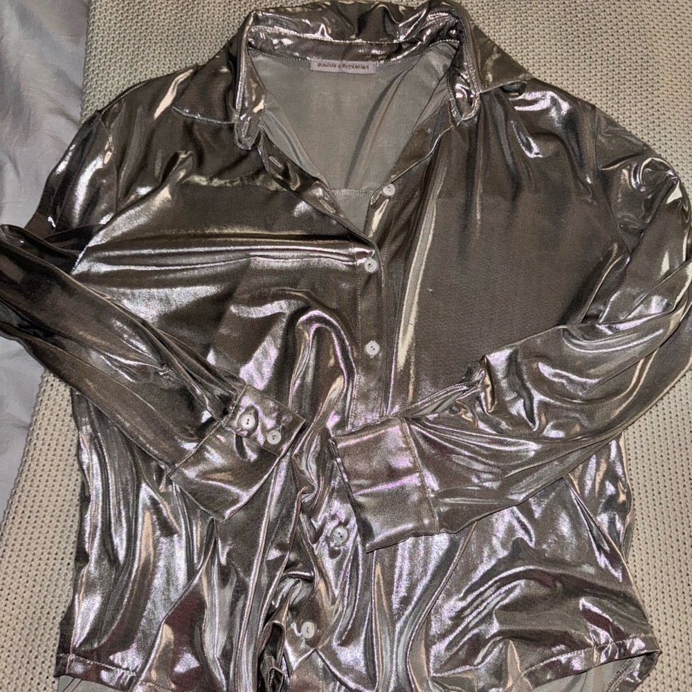 Metallic Pookie & Sebastian blouse.